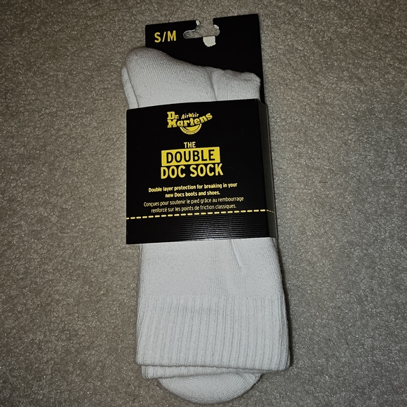 Dr. Martens Other - Dr. Martens Double Doc White Socks